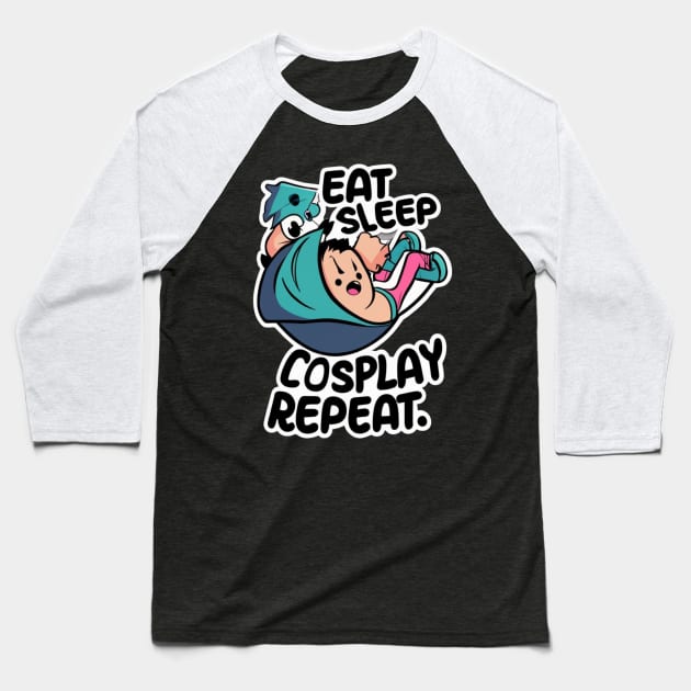 Cosplay Player Baseball T-Shirt by yourfavdraw